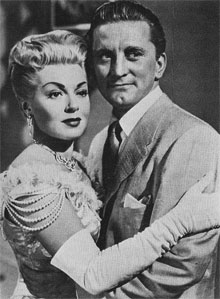 With Douglas in THE BAD AND THE BEAUTIFUL